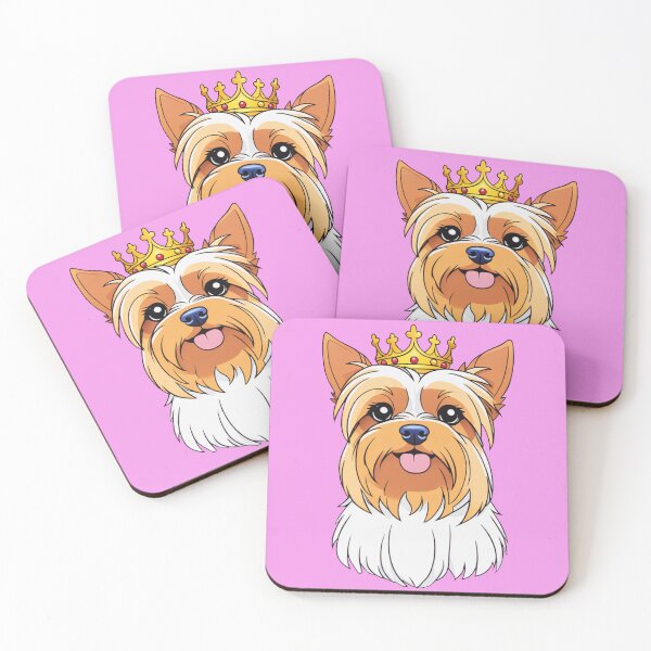 Item preview, "Pink bliss" - Yorkshire Terrier designed and sold by VariousGoodies.