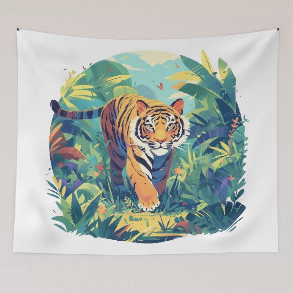 Item preview, Majestic Tiger in Jungle designed and sold by Christian Weiss.