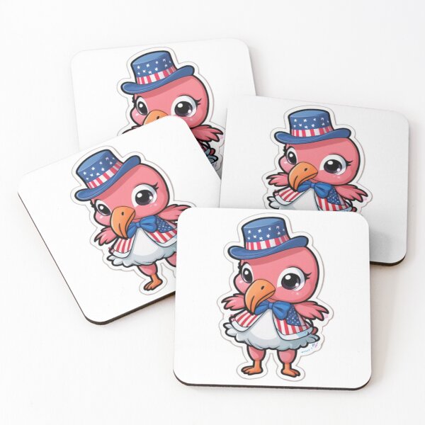 Item preview, Patriotic Flamingo designed and sold by NeatThingLover.