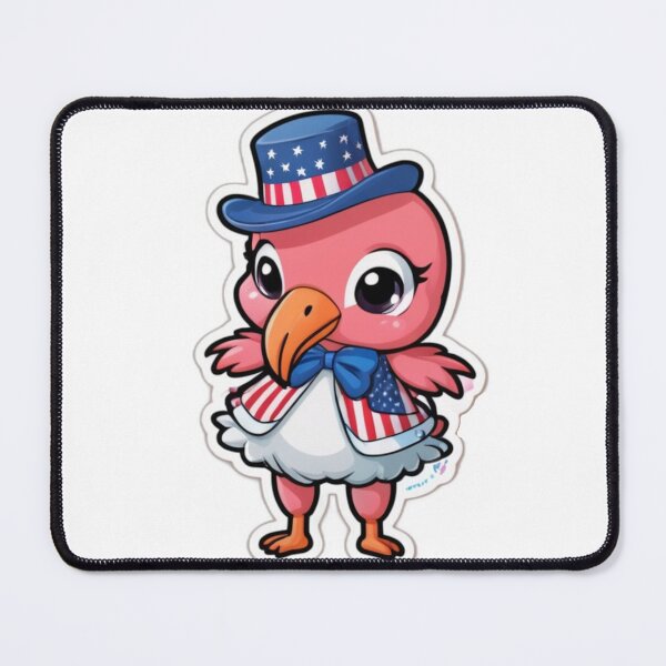 Item preview, Patriotic Flamingo designed and sold by NeatThingLover.