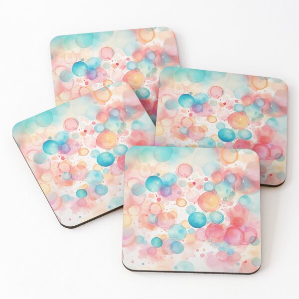 Item preview, Colorful Soft Bubble Pattern designed and sold by Myra365Art.