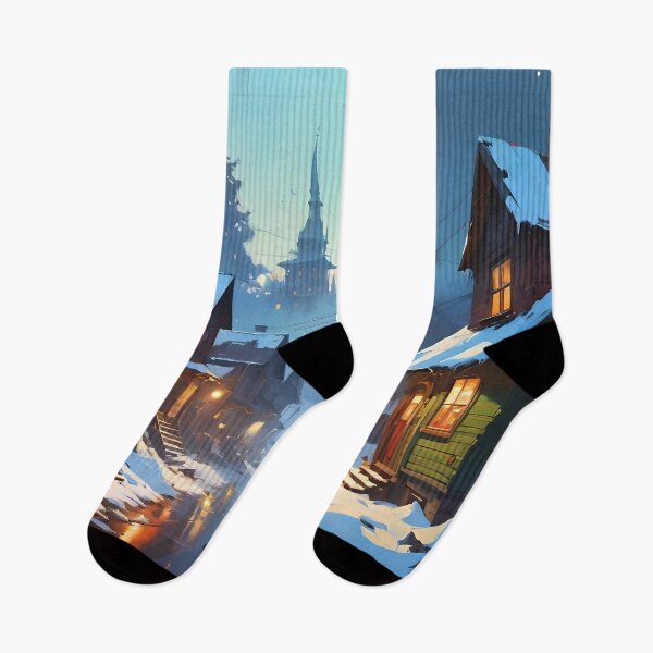 Item preview, Peaceful winter evening designed and sold by K1ndo.