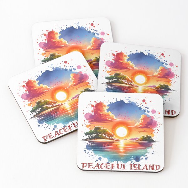 Item preview,  Peaceful Island: A Sanctuary of Serenity and Natural Beauty designed and sold by 0penvimark.