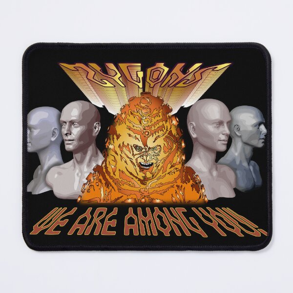 Item preview, Shapeshifters-"We Are Among You" (black background) designed and sold by StarkiteVizion.