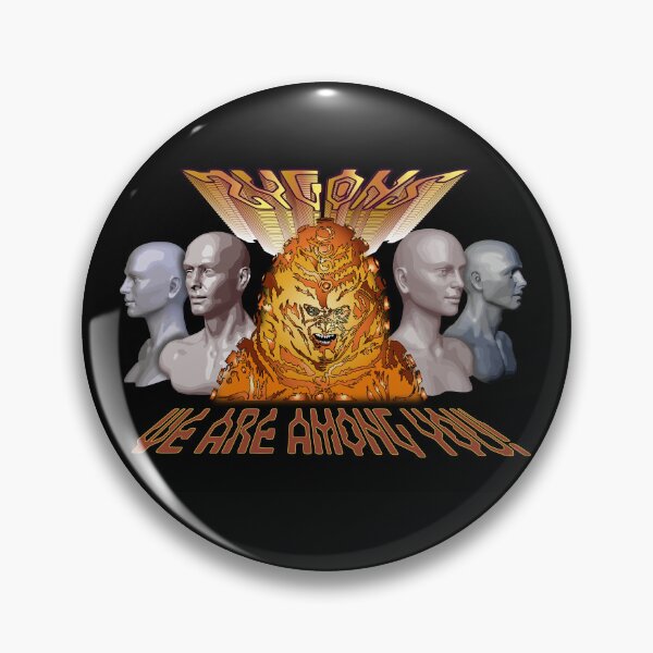 Item preview, Shapeshifters-"We Are Among You" (black background) designed and sold by StarkiteVizion.