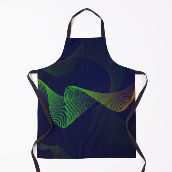 Item preview, Aesthetic colorful waves on blue background designed and sold by OooPstudio.