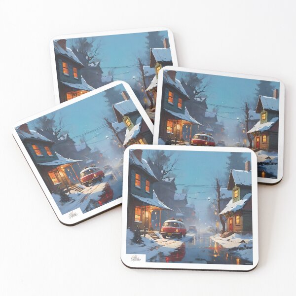 Item preview, Soft winter neighborhood designed and sold by K1ndo.