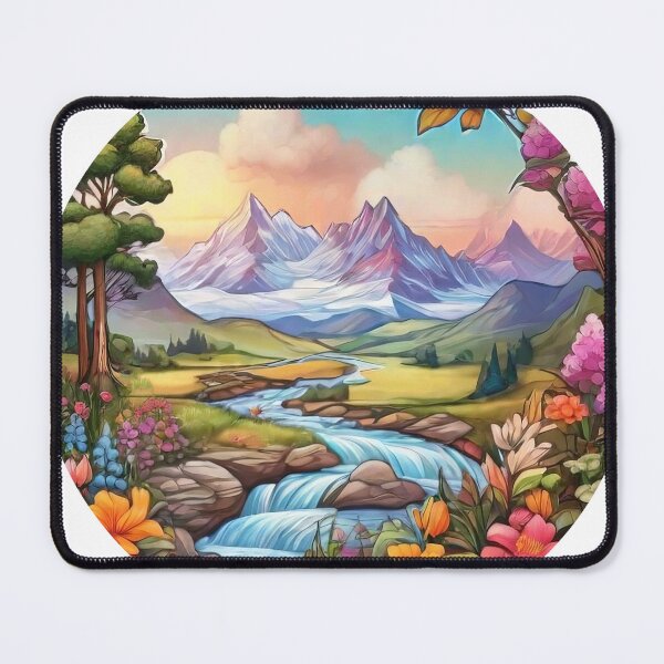Item preview, A Detailed Illustration of an Enchanting Land Full of Natural Beauty (1477) designed and sold by WASjourney.