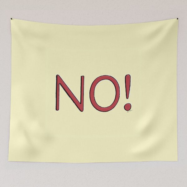 Item preview, JUST NOֱ! designed and sold by Hen-C-Art.