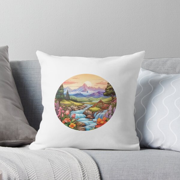 Item preview, Flowers, Trees, and Mountains (1479) designed and sold by WASjourney.