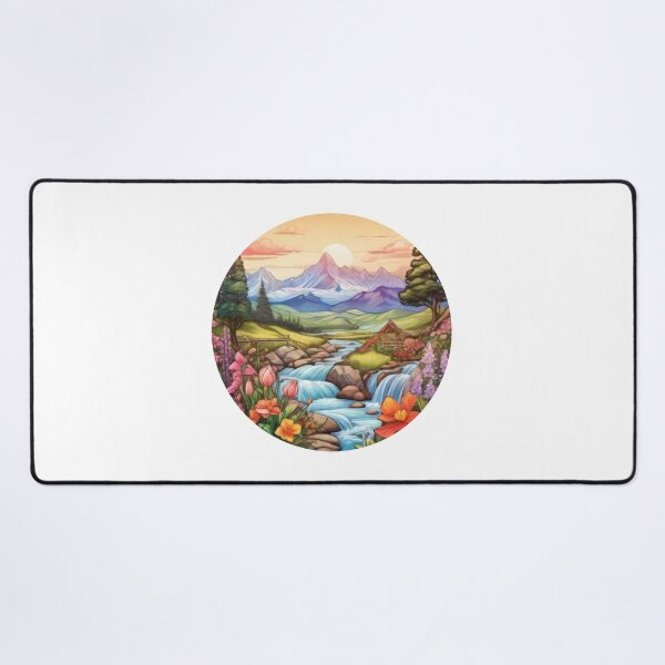 Item preview, Flowers, Trees, and Mountains (1479) designed and sold by WASjourney.