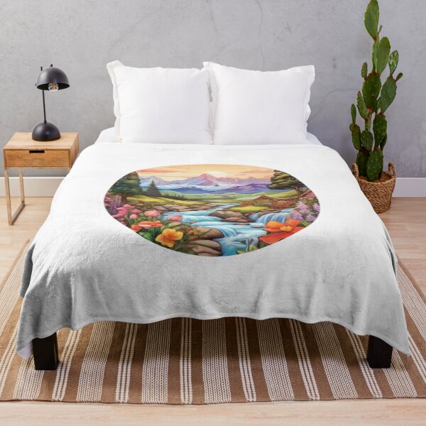 Item preview, Flowers, Trees, and Mountains (1479) designed and sold by WASjourney.