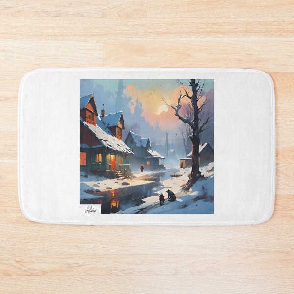 Item preview, Winter village morning designed and sold by K1ndo.