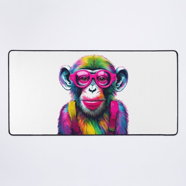 Item preview, Monkey in Technicolor Glasses 3 designed and sold by Tom-Johnson.