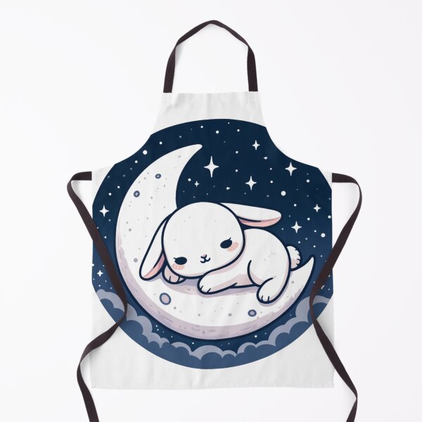 Item preview, Kawaii Bunny on the Moon designed and sold by NTKSHOP11.