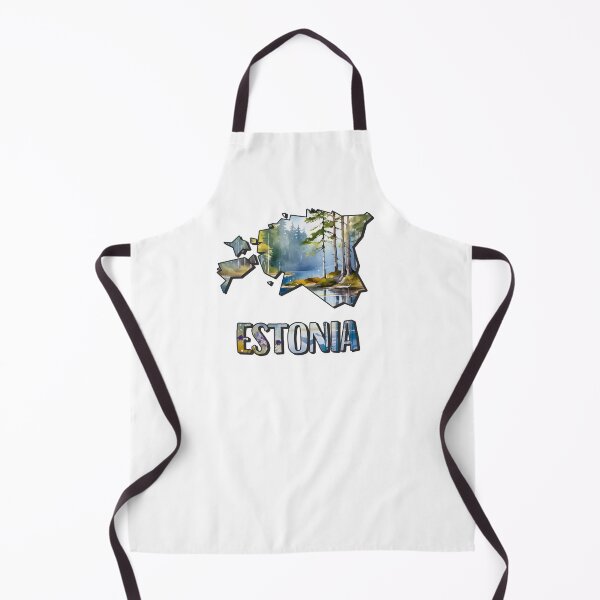 Item preview, Estonia watercolor map designed and sold by Motivburg.