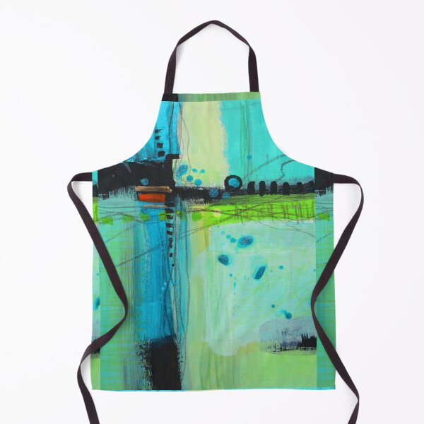Item preview, Aqua Abstract Art Painting designed and sold by NancyMerkle.
