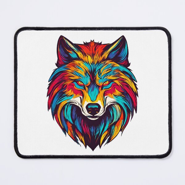 Item preview, Technicolor Wolf Visage 3 designed and sold by Tom-Johnson.
