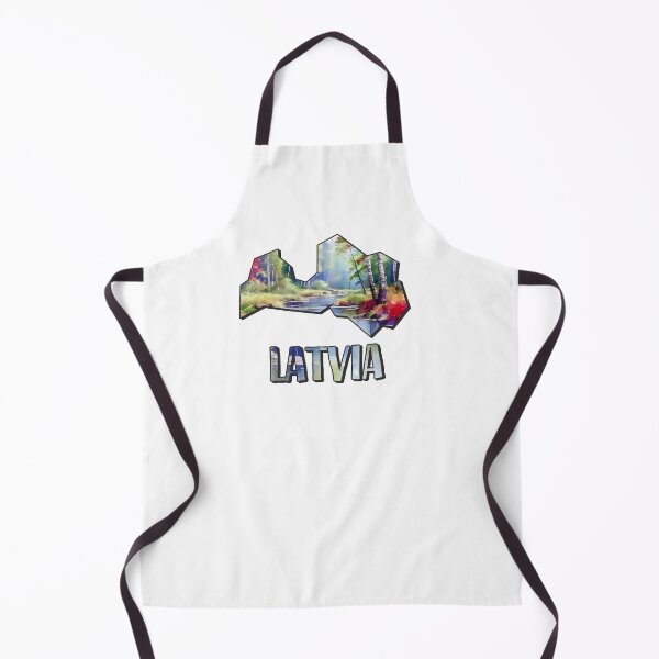 Item preview, Latvia watercolor map designed and sold by Motivburg.