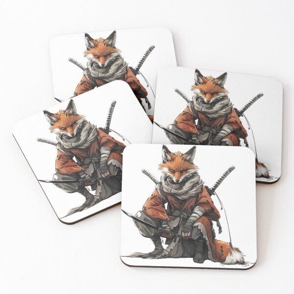 Item preview, Fearless Ninja Fox designed and sold by inksavvystudio.