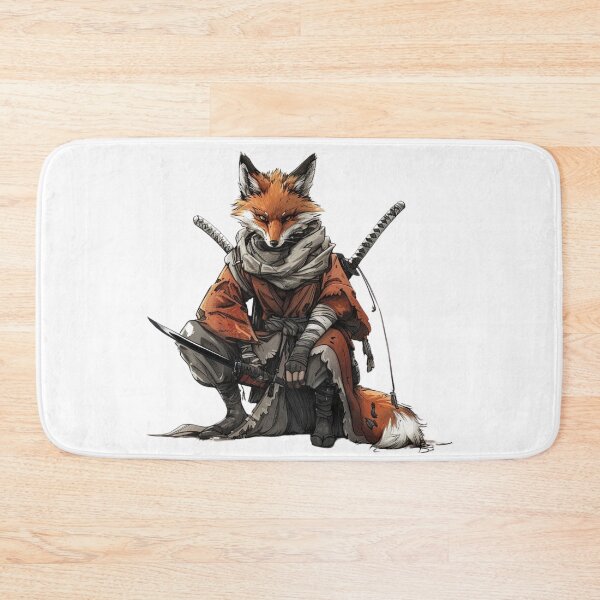 Item preview, Fearless Ninja Fox designed and sold by inksavvystudio.