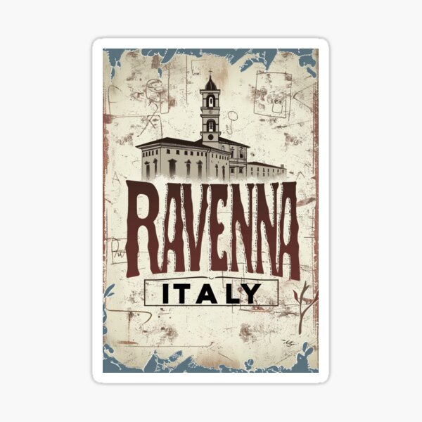 Item preview, A Vintage Travel Illustration of Ravenna - Italy designed and sold by GoodOldVintage.
