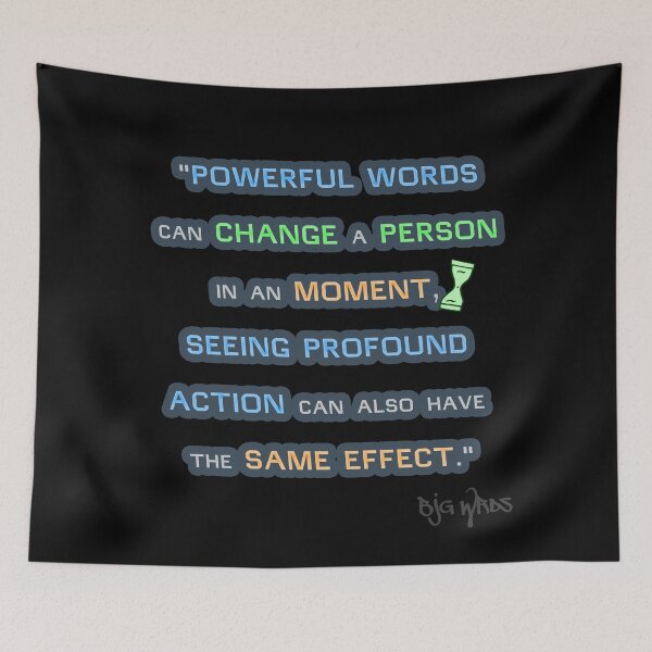 Item preview, "POWERFUL..." Quote 06/11/2024 designed and sold by BJGWRDS.