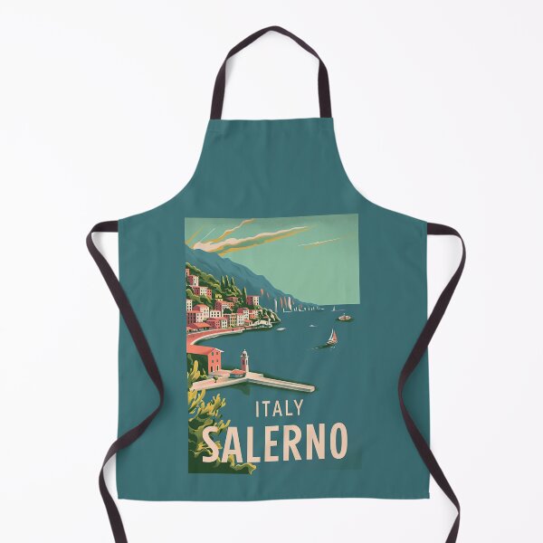 Item preview, A Vintage Travel Illustration of Salerno - Italy designed and sold by GoodOldVintage.