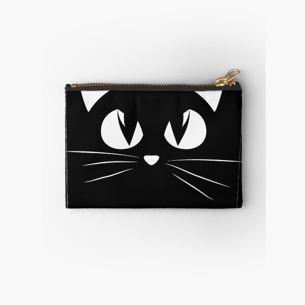 Item preview, Black Cat White Eyes Miaow designed and sold by tanabe.