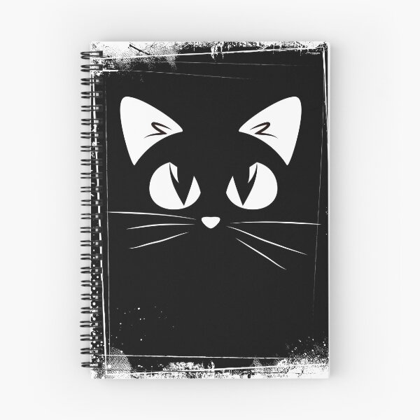 Item preview, Black Cat White Eyes Miaow designed and sold by tanabe.