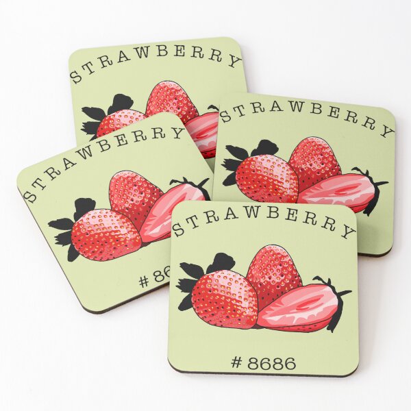 Item preview, Strawberry Fruit Sticker designed and sold by Erin Stenson.
