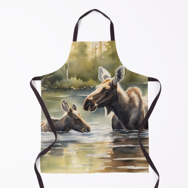 Item preview, Mother Moose and Baby Moose designed and sold by CalmnessbyChoice.
