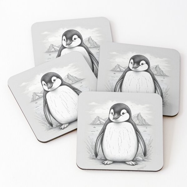 Item preview, Adorable Penguin Sketch designed and sold by WildlifeInc.