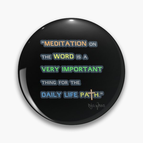 Item preview, "MEDITATION..." Quote 06/12/2024 designed and sold by BJGWRDS.