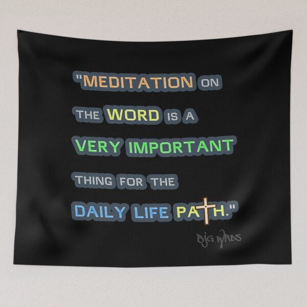 Item preview, "MEDITATION..." Quote 06/12/2024 designed and sold by BJGWRDS.