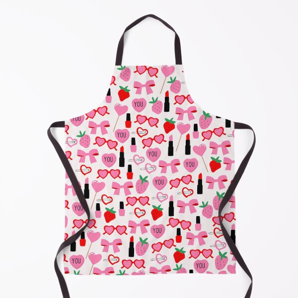 Item preview, Cute Pink Bows, Candy Hearts, Sweets, Lollipops and Strawberries Pattern designed and sold by kapotka.