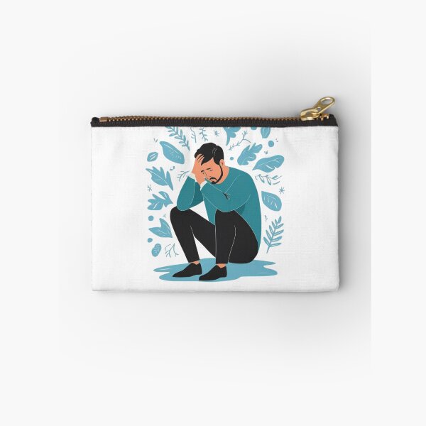 Item preview, Sad Men Sitting Overthinking designed and sold by ForgetMee.