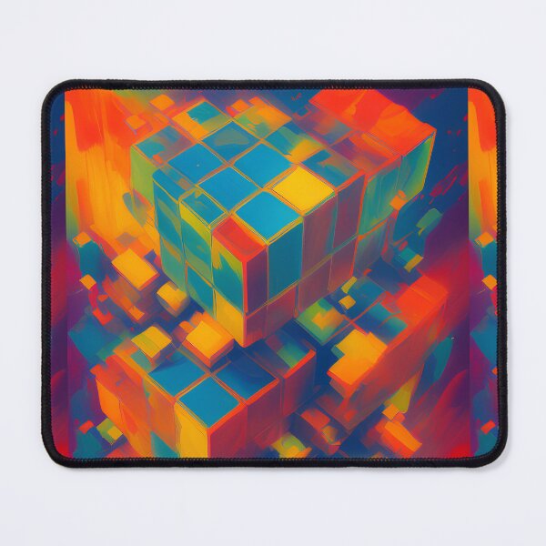 Item preview, Colorful Abstract Blocks Image designed and sold by Brasuca's Art.