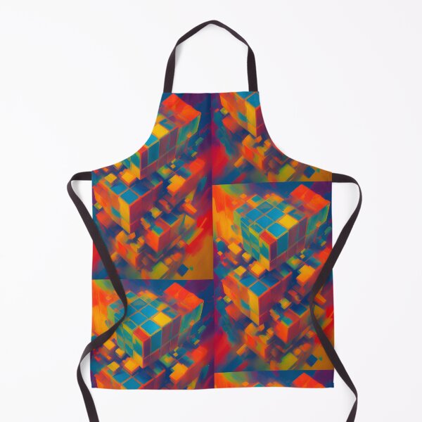 Item preview, Colorful Abstract Blocks Image designed and sold by Brasuca's Art.