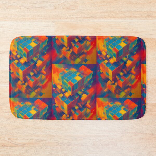 Item preview, Colorful Abstract Blocks Image designed and sold by Brasuca's Art.