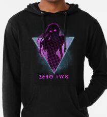 Null Zwei - Zukunft 80er Anime Liebling im Franxx Leichter Hoodie