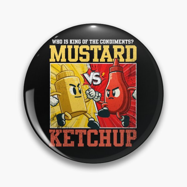 Item preview, Mustard vs Ketchup Anime Fight designed and sold by DetourShirts.