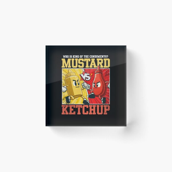 Item preview, Mustard vs Ketchup Anime Fight designed and sold by DetourShirts.