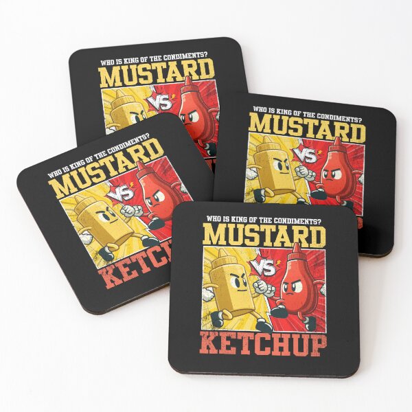 Item preview, Mustard vs Ketchup Anime Fight designed and sold by DetourShirts.
