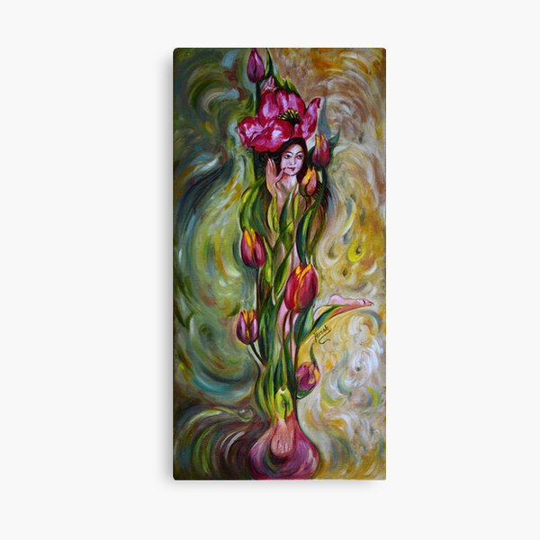 Dancing Tulips Canvas Print