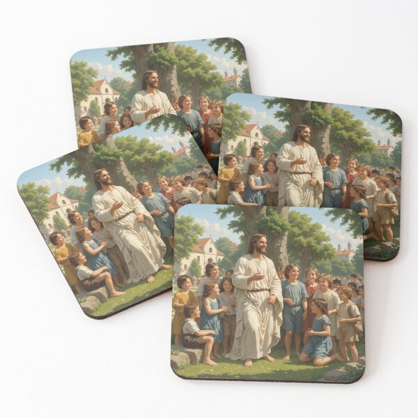 Item preview, Christ with Children designed and sold by Leslie Pardew.