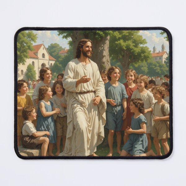 Item preview, Christ with Children designed and sold by Leslie Pardew.