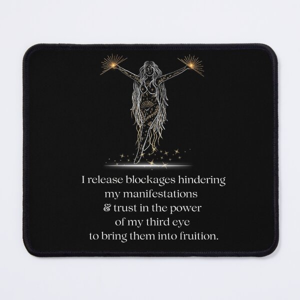 Item preview, Affirmation: I RELEASE BLOCKAGES HINDERING designed and sold by AffirmFlame.