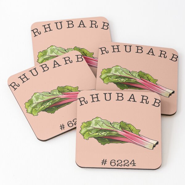 Item preview, Rhubarb Fruit Sticker designed and sold by Erin Stenson.