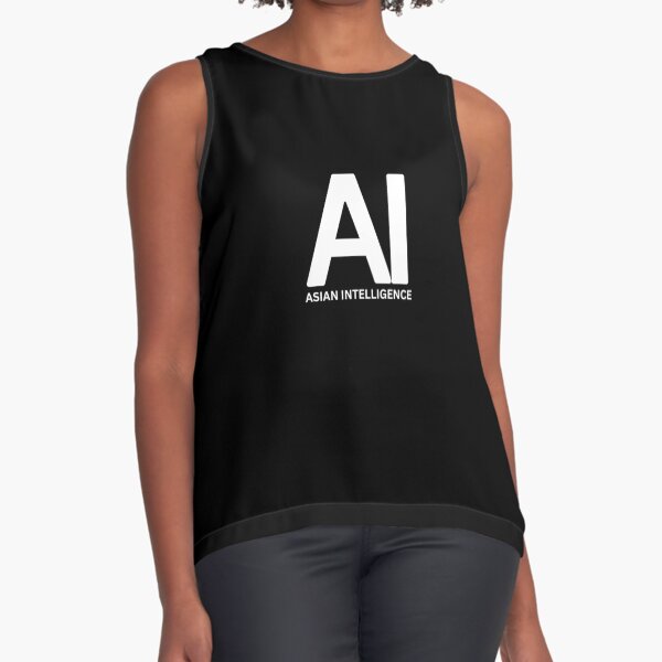 Item preview, Funny AI Asian Intelligence White designed and sold by WaF-Shop.
